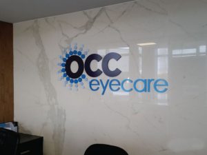 Lobby Sign For Occ Eyecare